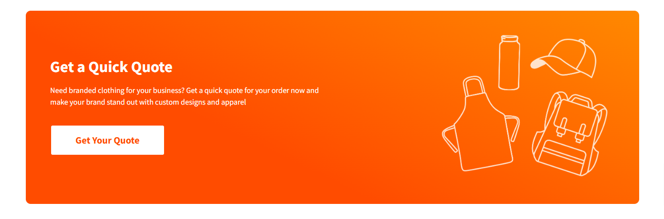 custom clothing quick quote