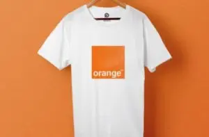 Printed t-shirts for Orange