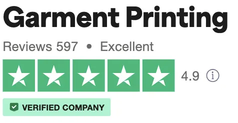 Garment Printing on Trustpilot