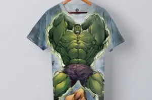 Dye sublimation t-shirts drawn fresh   