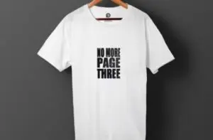 No More Page Three campaign goes viral with printed t-shirts    