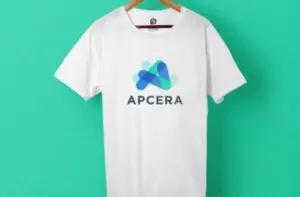 Apcera's promotional printed t-shirts    