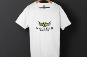 Durable printed t-shirts for Nuclear Races     