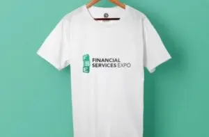 Embroidered branded workwear for Financial Services expo  