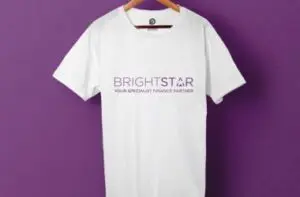 Printed work shirts for Bright Star business event    