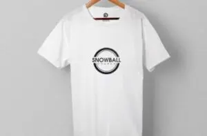   Snowball Church get noticed in their printed t-shirts   