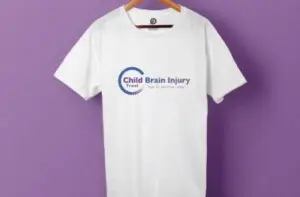 Printed t-shirt for The Child Brain Injury Trust's Fundraising event     