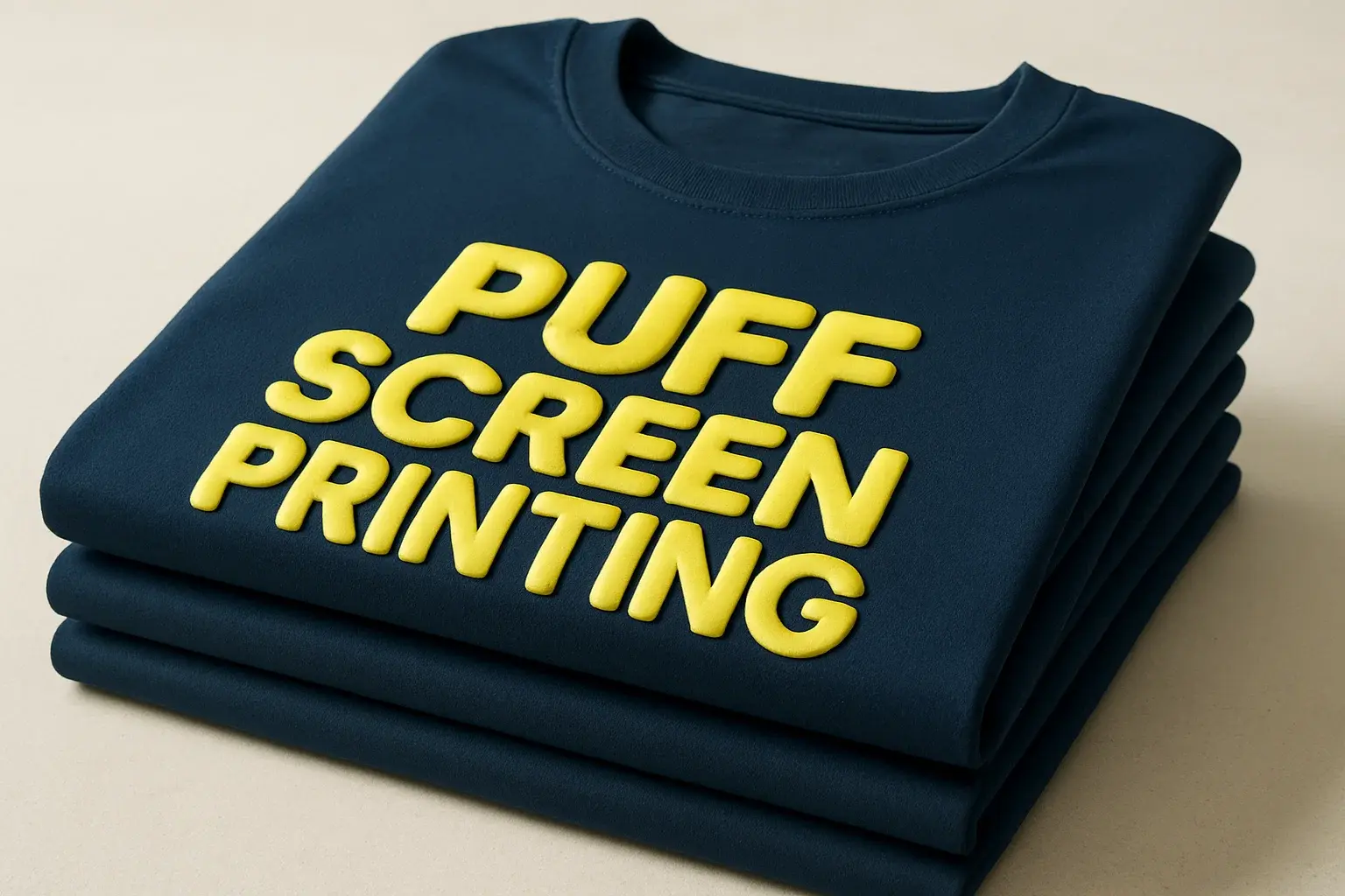 Puff Print T Shirt