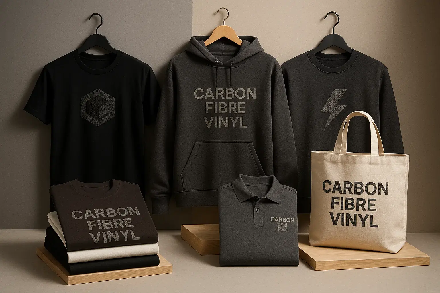 Carbon Fibre T Shirt Printing