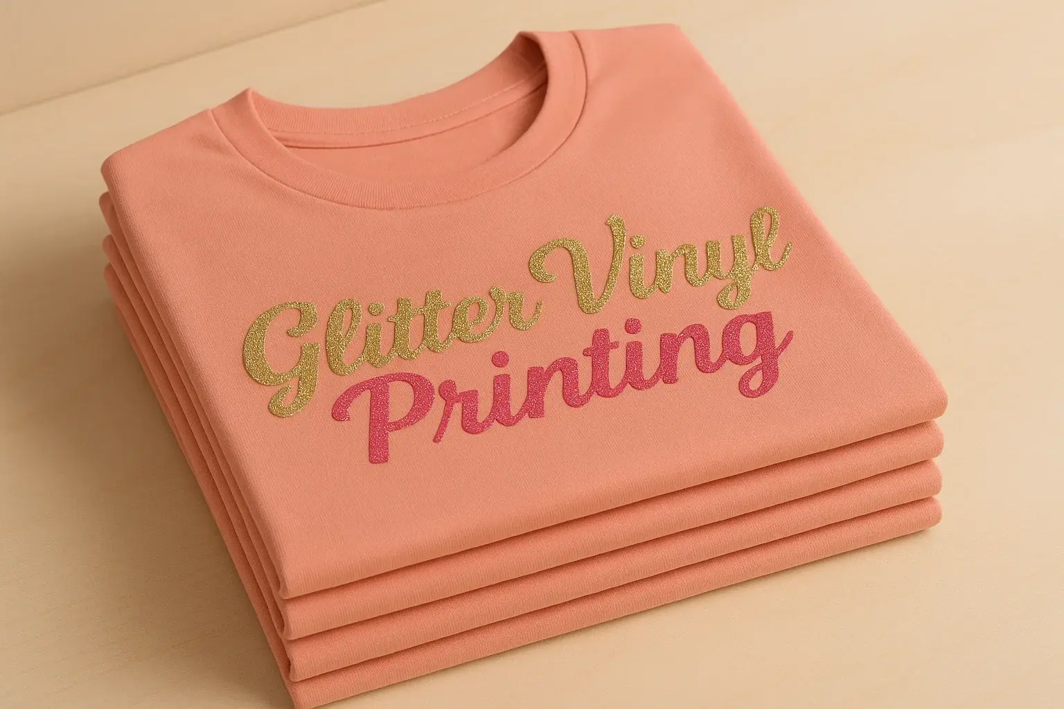 Glitter Vynil printing