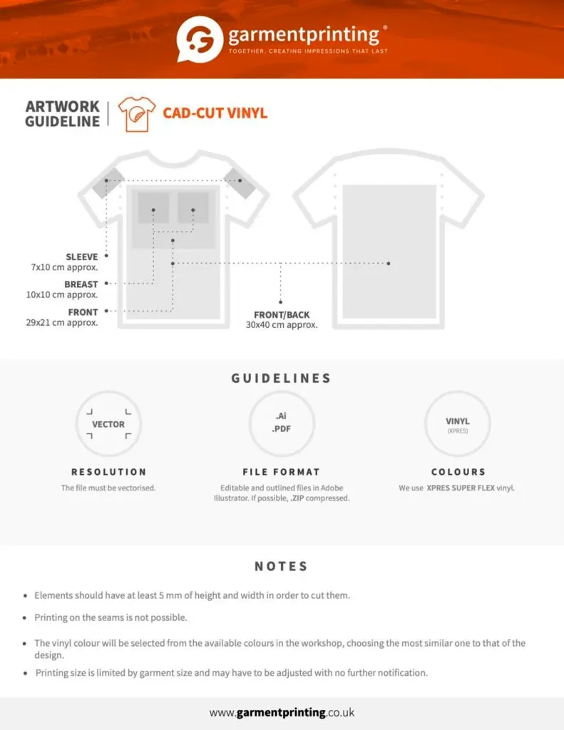 CAD-Cut Vinyl Printing Guide for Custom Clothing