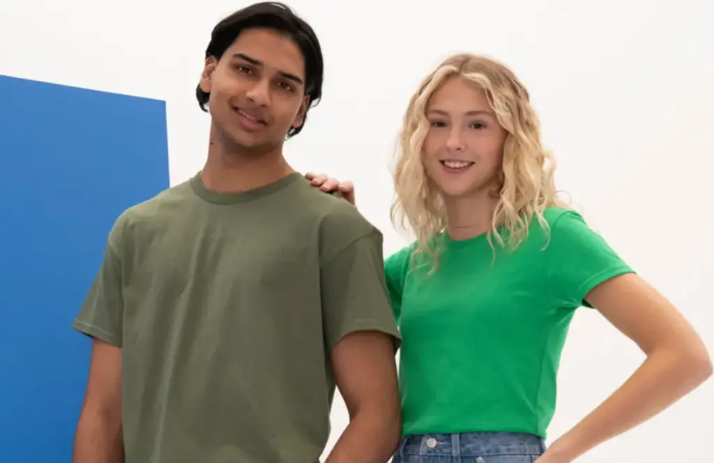 personalised clothing with Gildan