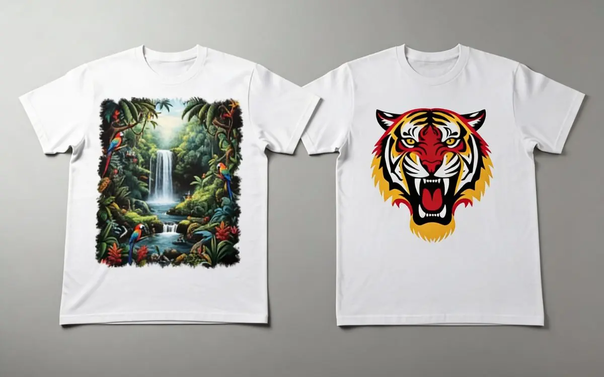 DTG vs screen printed garments