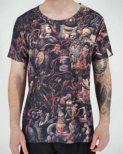 Custom dye sublimation printing T-Shirt