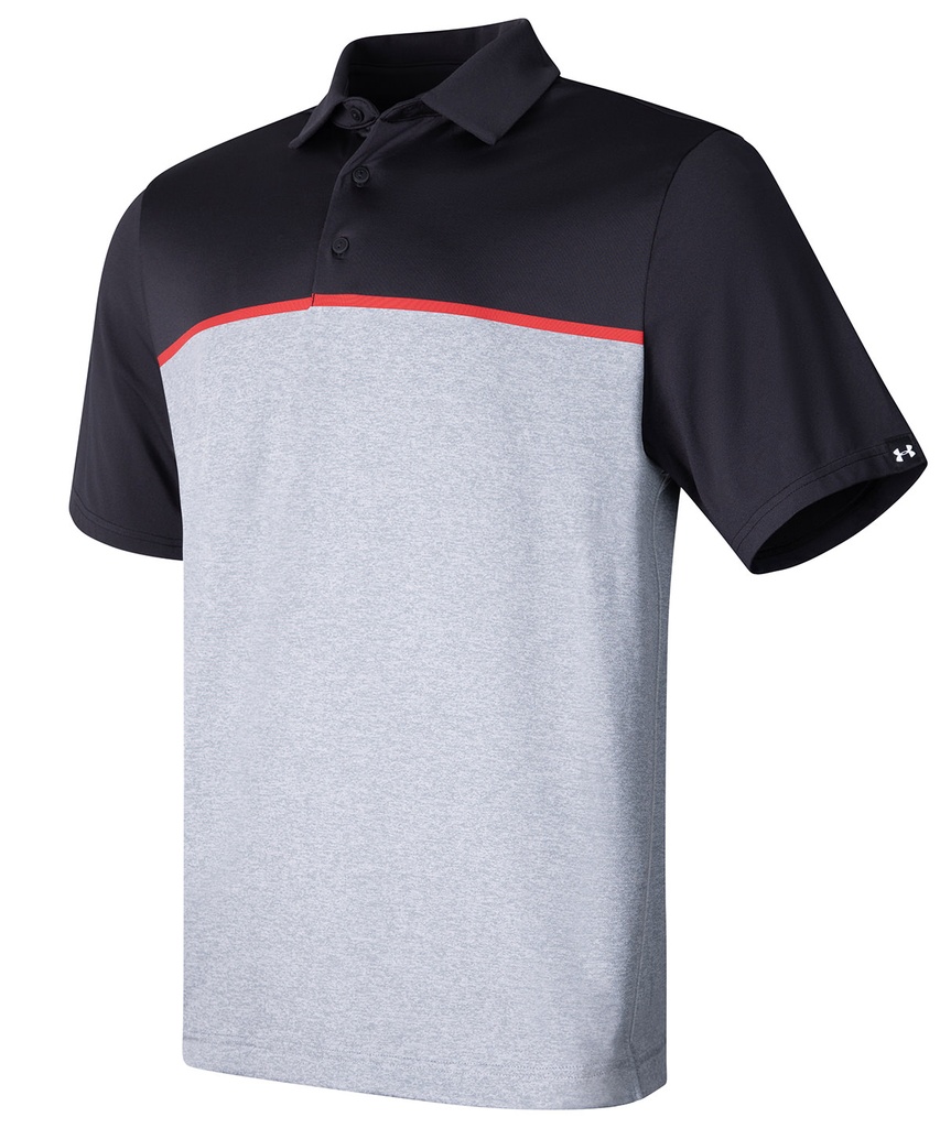UA playoff 3.0 stripe polo LB - edge lit