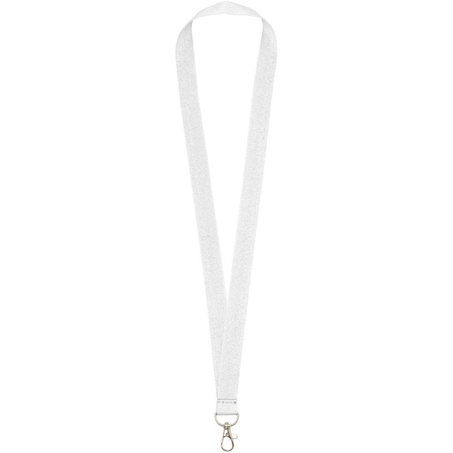 [10250702] White (Impey lanyard with convenient hook) 