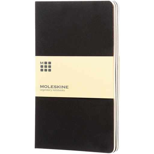 [10719200] Solid black (Moleskine Cahier Journal L - plain) 