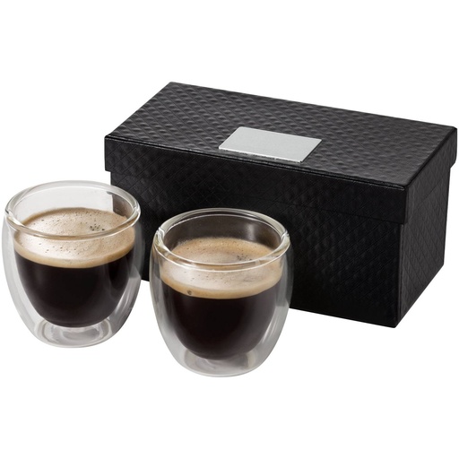 [11251100] Boda 2-piece glass espresso cup set