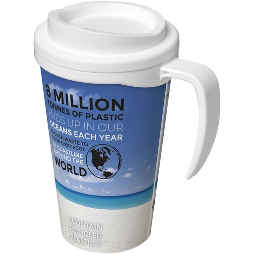 [21000600] White (Brite-Americano® grande 350 ml insulated mug) 
