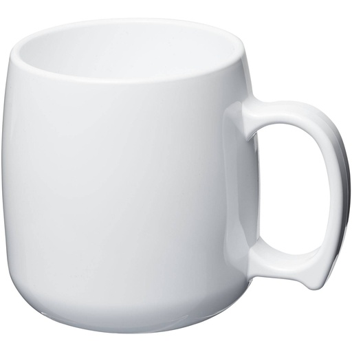 [21001201] White (Classic 300 ml plastic mug) 