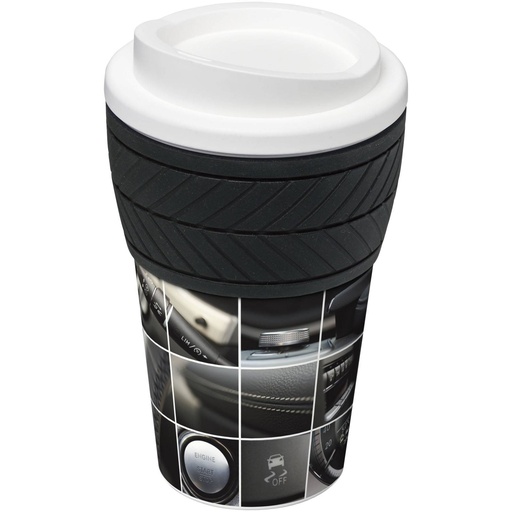 [21008801] White (Brite-Americano® tyre 350 ml insulated tumbler) 