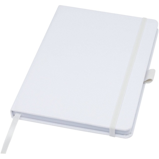 [10776301] White (Honua A5 recycled paper notebook with recycled PET cover) 