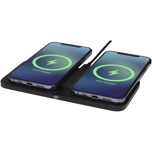 [12424190] Hybrid 15W premium dual wireless charging pad