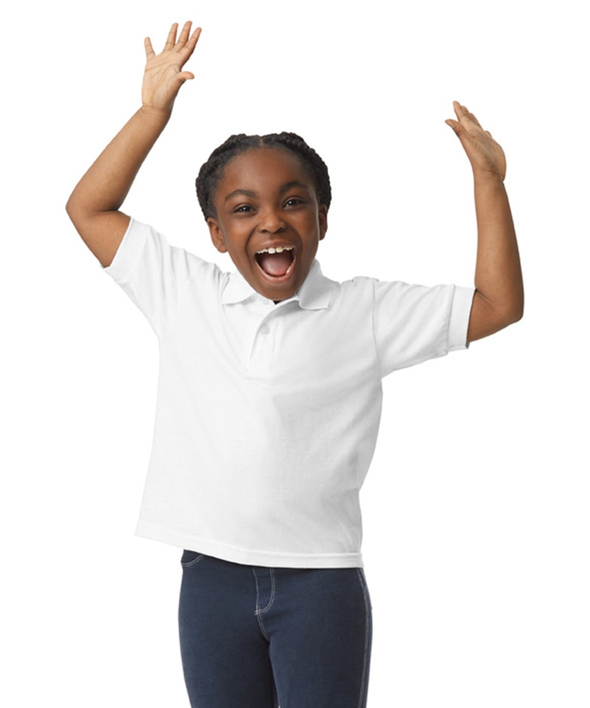 Gildan - Kids DryBlend® Jersey knit polo | GD40B