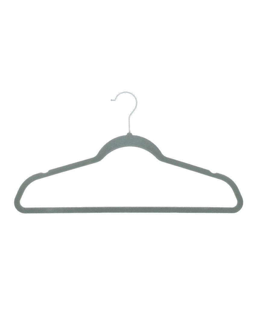Velvet-effect coat hangers (25-pack)