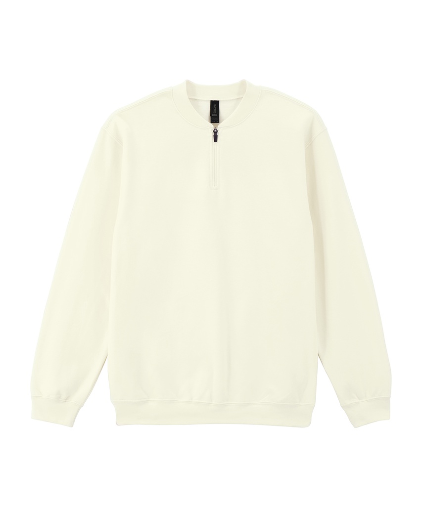 Softstyle™ midweight adult fleece 1/4-zip sweatshirt