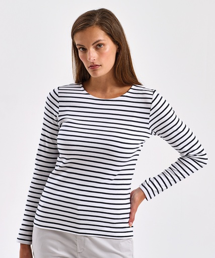 Women's Mariniére coastal long sleeve tee