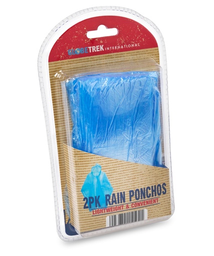 [HL038BLUE] Rain ponchos (2-pack)