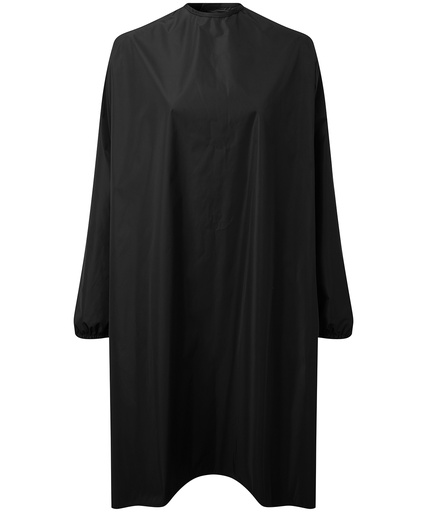 [PR117BLAC] Long sleeve waterproof salon gown