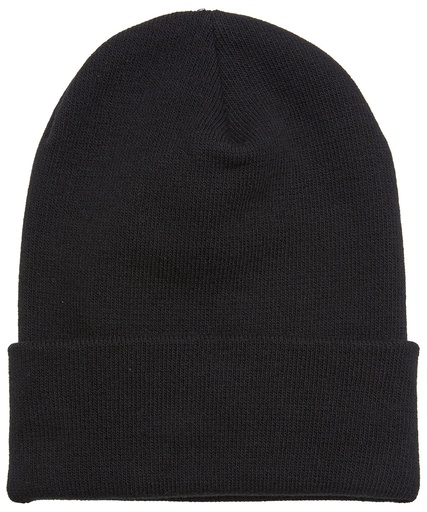 [YP249BLAC] Heavyweight organic long beanie YP249