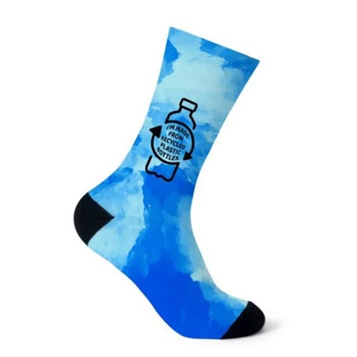 [25384UK] Premium Classic Crew Pet Bottles Socks GP15P